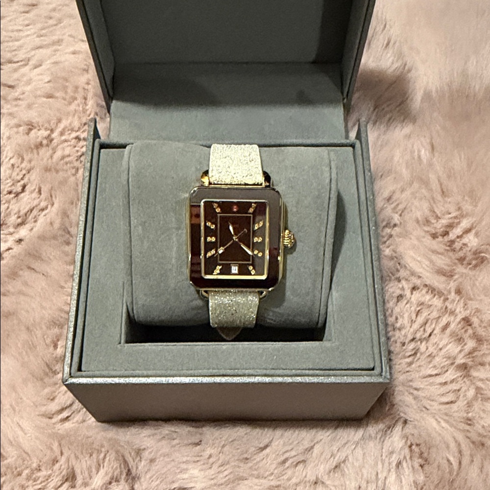 Michele Elegant Gold and silver  Watch